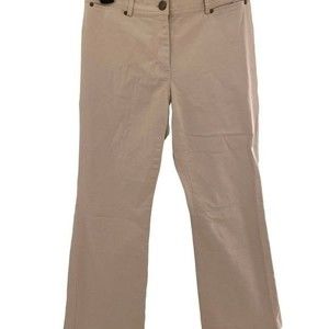 ELIE TAHARI Mid-rise Casual Cropped Bootcut Denim Pants 2